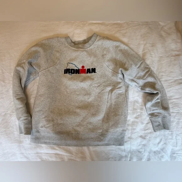 Lululemon Grey Crewneck Ironman Sweatshirt - Picture 1 of 2